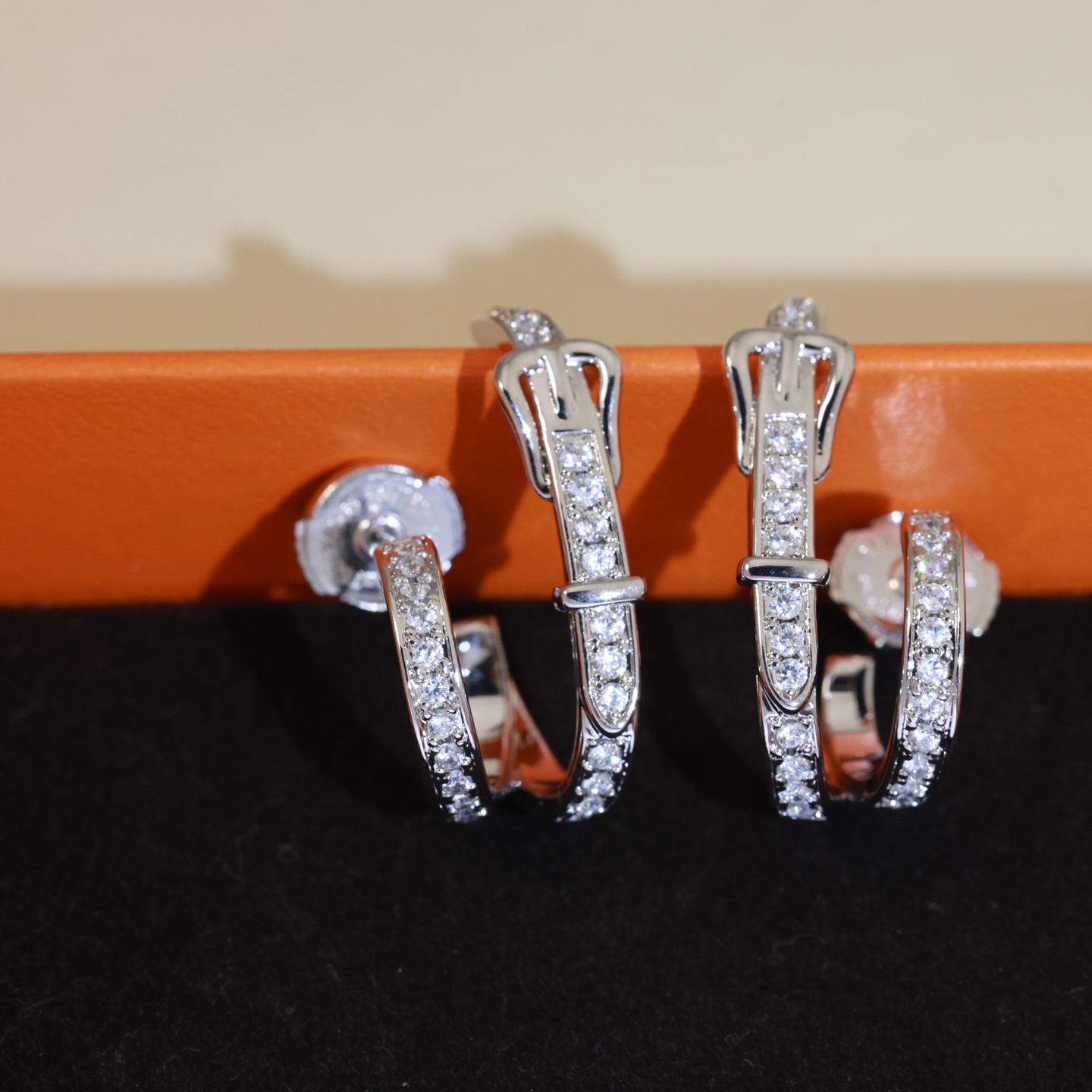 HME014 Hermes Etriviere Pendant earrings, Small - ccjewelryacc