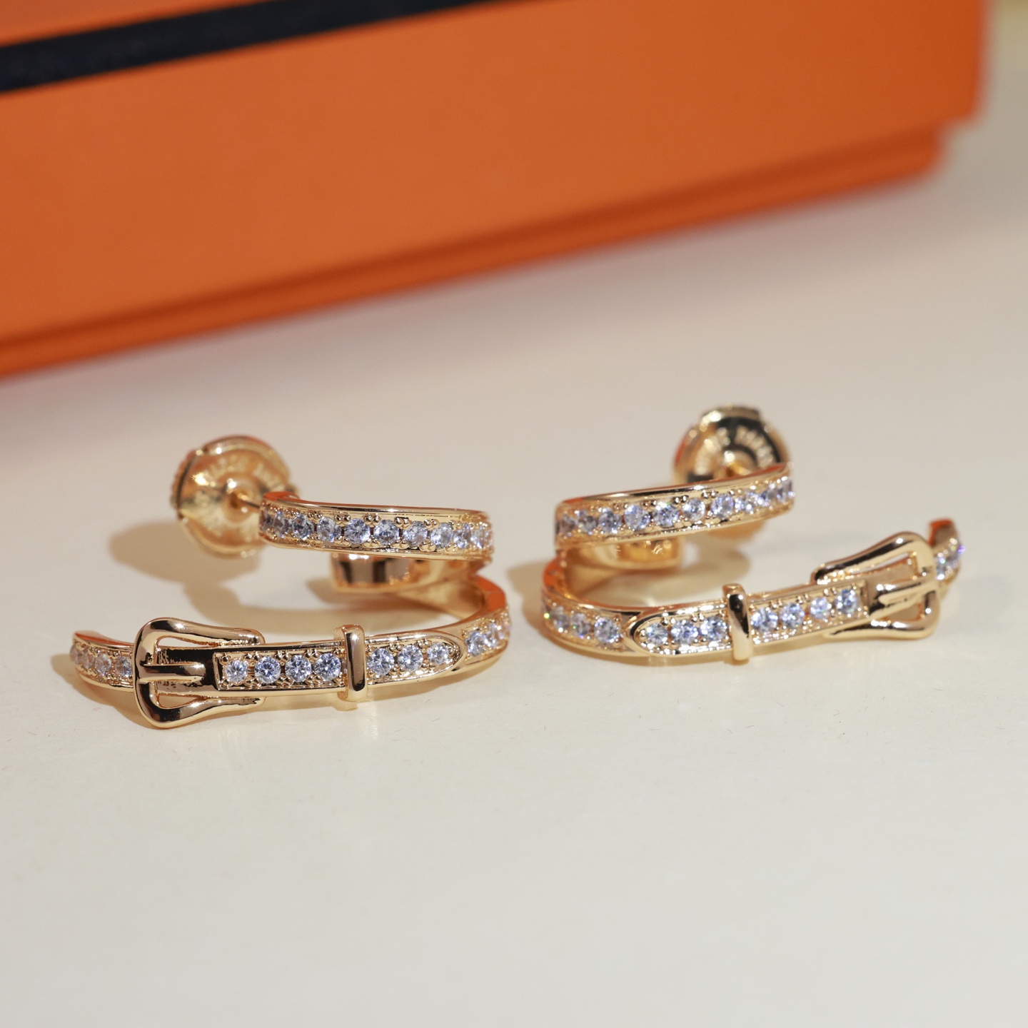 HME014 Hermes Etriviere Pendant earrings, Small - ccjewelryacc