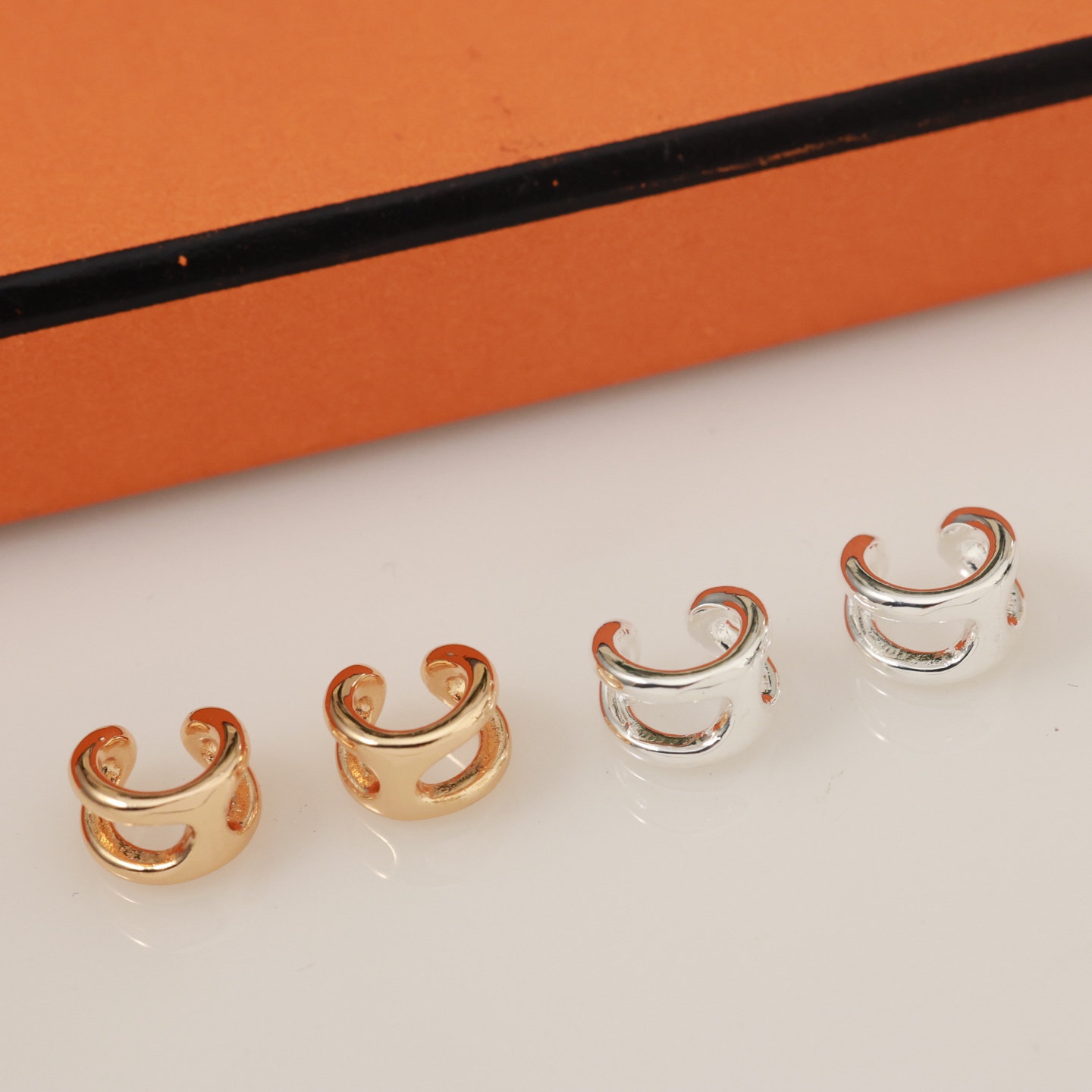 HME016 Hermes Chaine d'ancre Punk Ear cuff - ccjewelryacc