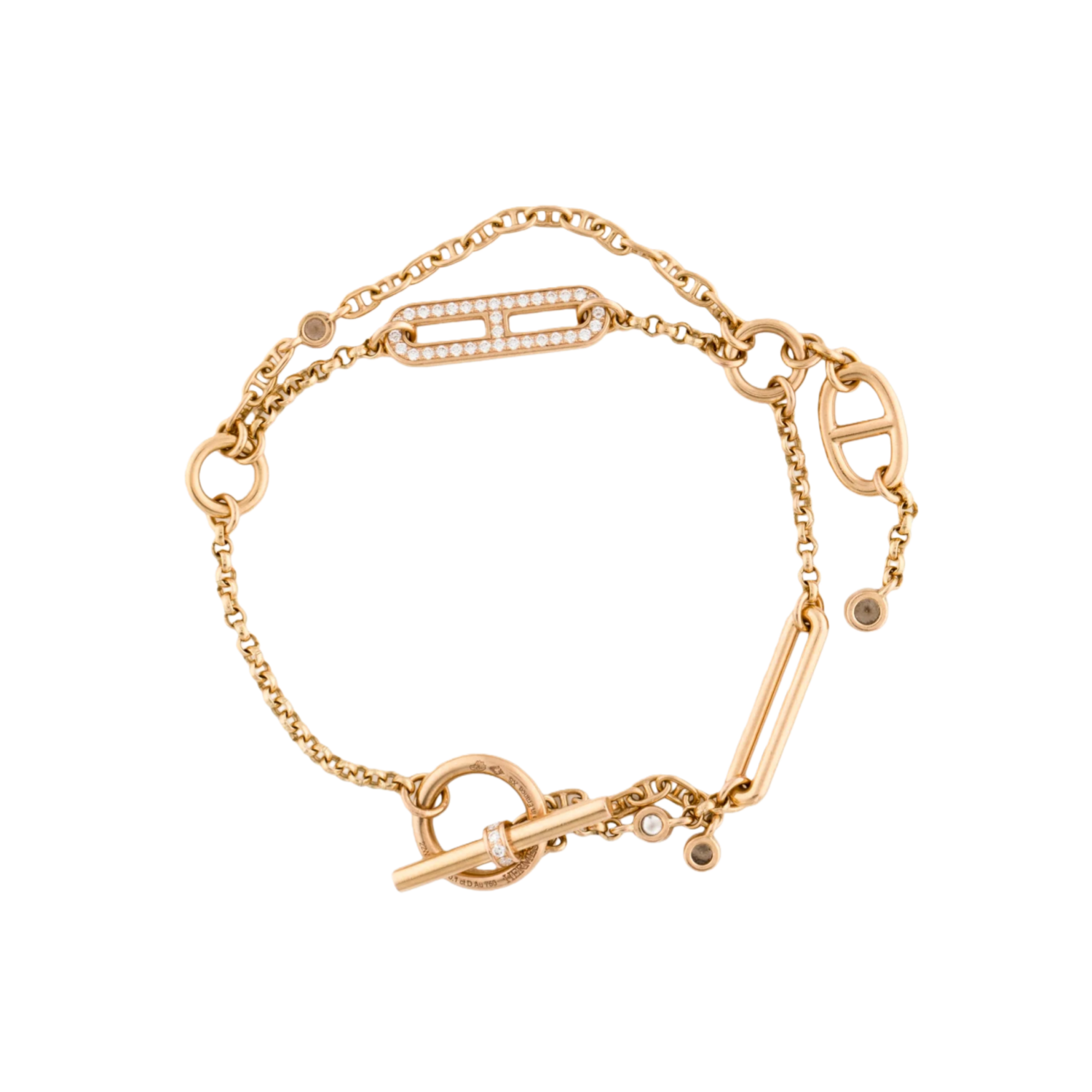 HMS074 Chaine d'ancre Chaos Bracelet,Diamond - ccjewelryacc