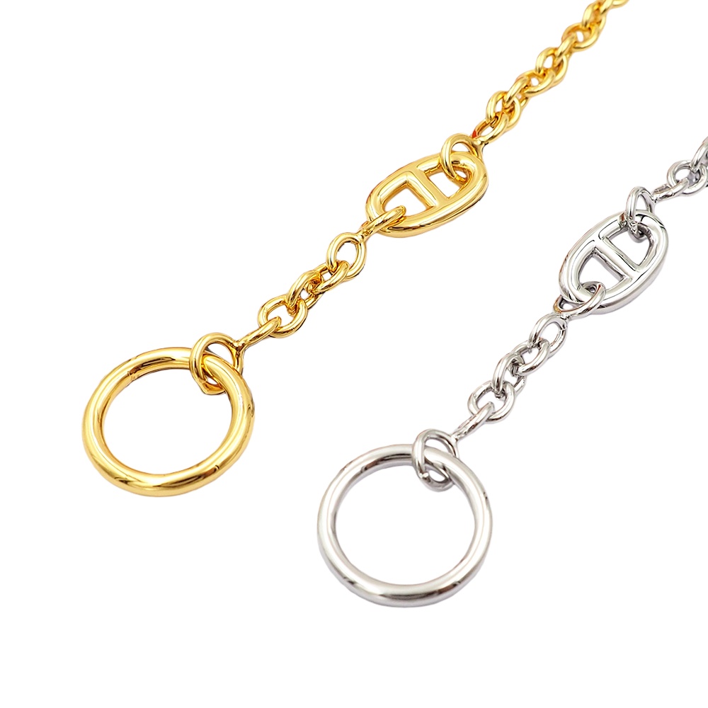 HMS008  Pig Nose OT Bracelet Chain Chaine d'ancre Small - ccjewelryacc