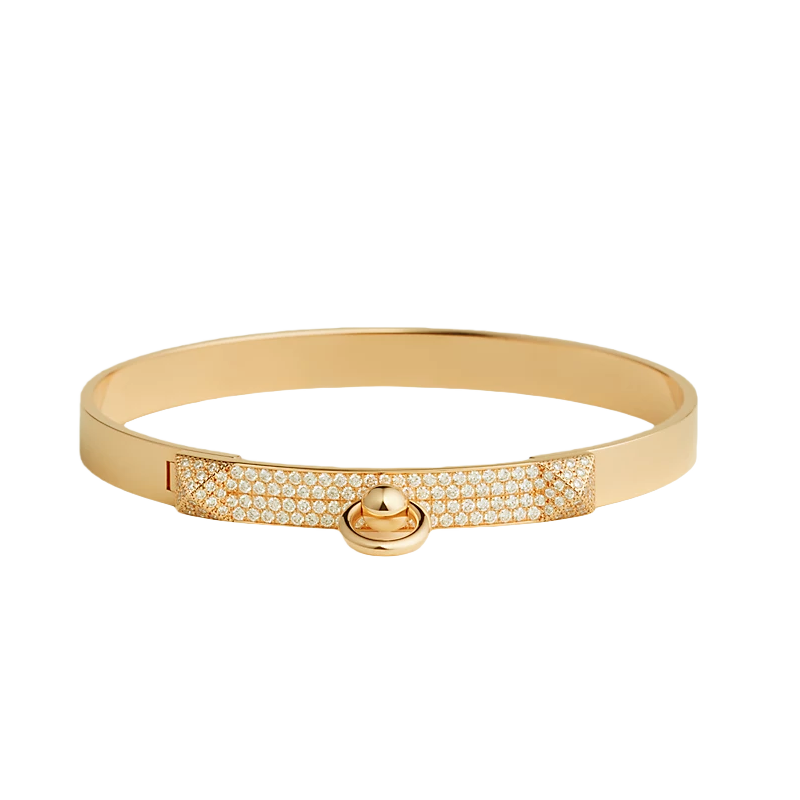 HMS032  Diamond Collier de chien bracelet, small model - ccjewelryacc