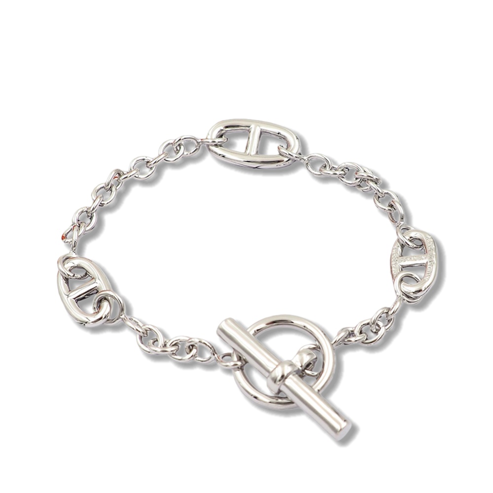 HMS008  Pig Nose OT Bracelet Chain Chaine d'ancre Small - ccjewelryacc