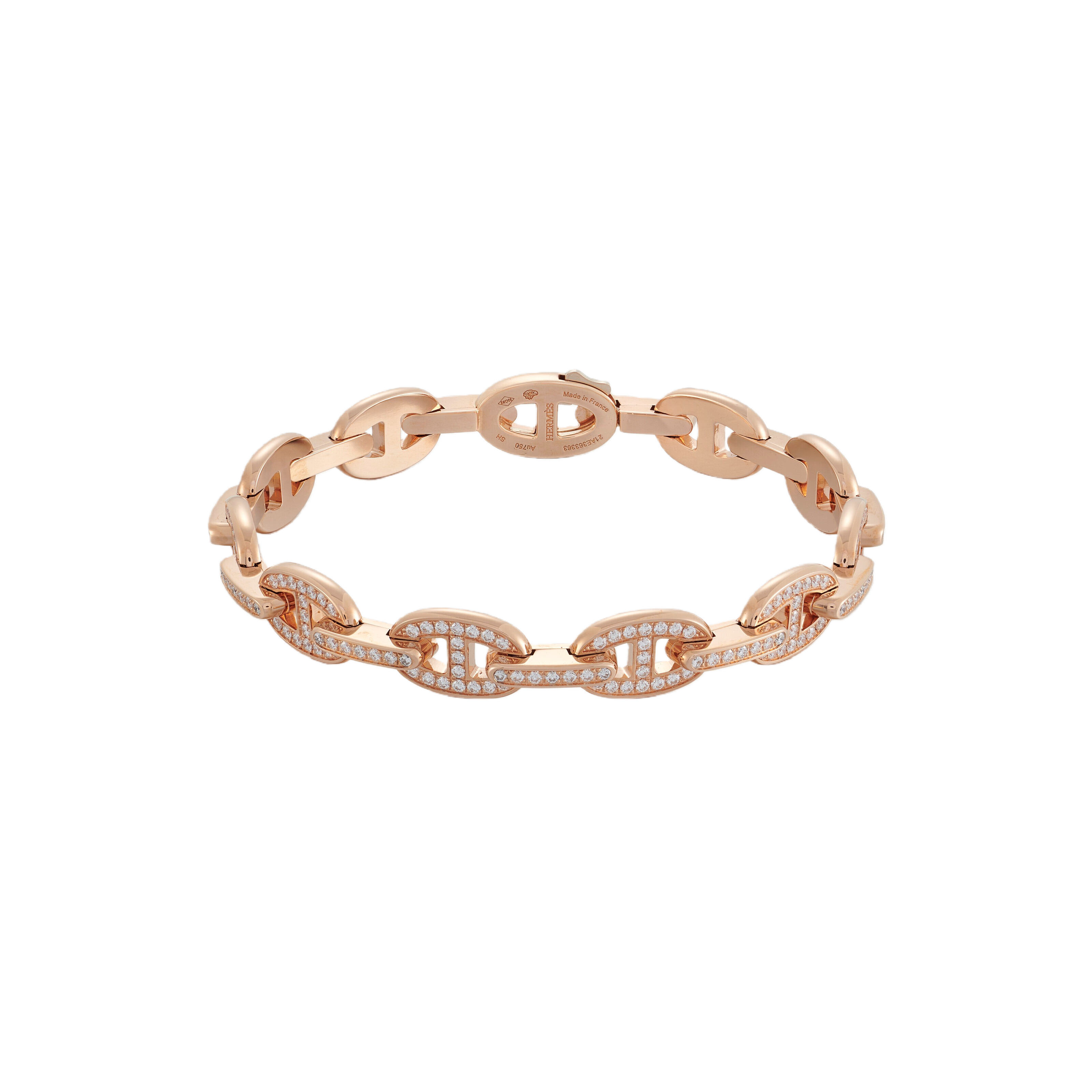 HMS057 HERMÈS DIAMOND 'CHAÎNE D'ANCRE ENCHAÎNÉE' BRACELET - ccjewelryacc
