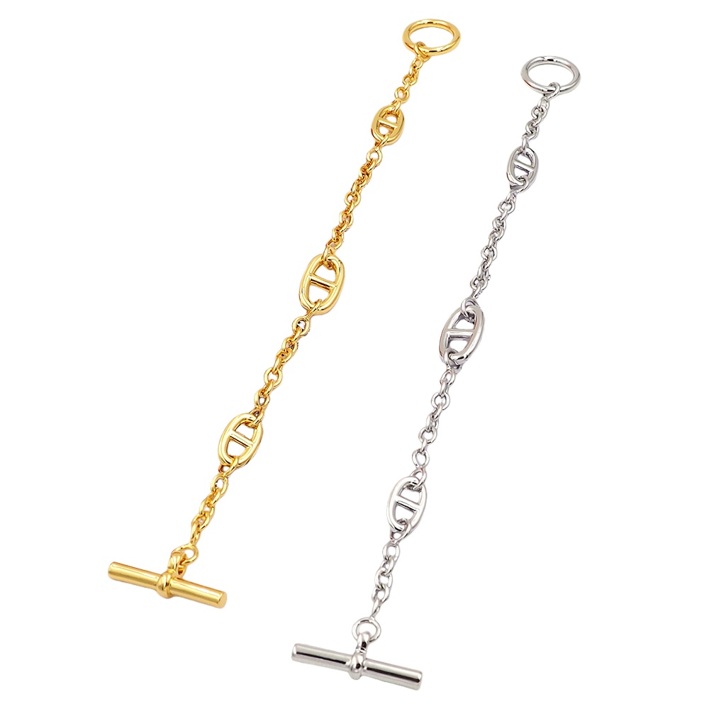 HMS008  Pig Nose OT Bracelet Chain Chaine d'ancre Small - ccjewelryacc
