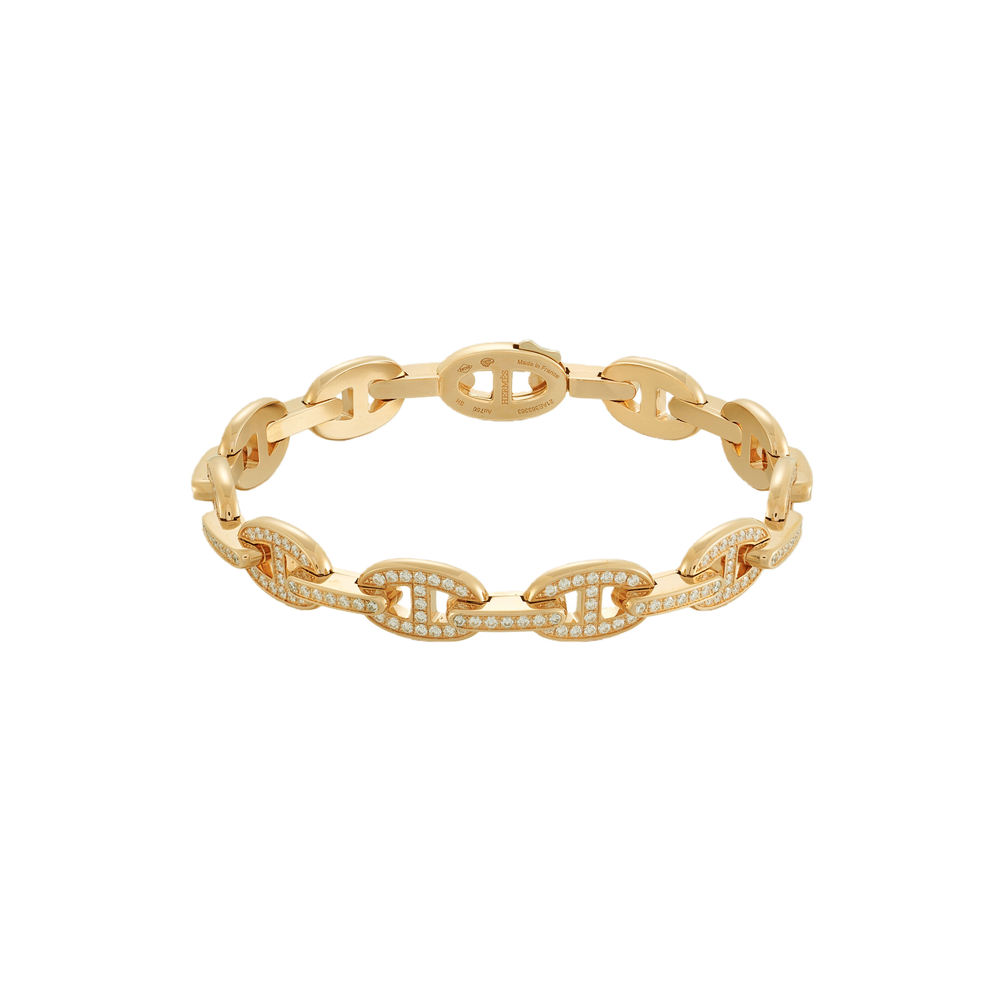 HMS057 HERMÈS DIAMOND 'CHAÎNE D'ANCRE ENCHAÎNÉE' BRACELET - ccjewelryacc