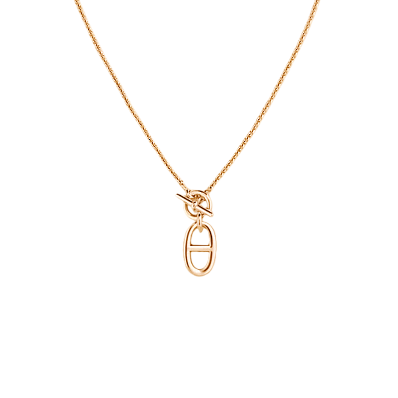 HMN014 H Pig nose Chaine d'ancre pendant necklace - ccjewelryacc