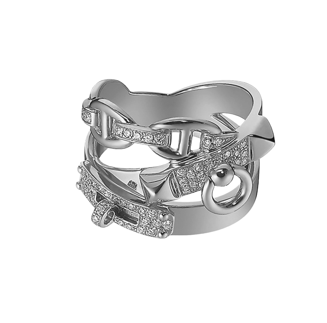 HMR012 Chaine d'ancre Chaos ring - ccjewelryacc
