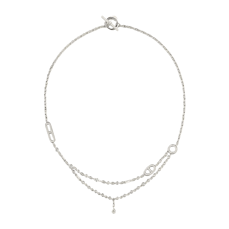 HMN010 Hermes Chaine d'ancre Chaos Fancy necklace - ccjewelryacc