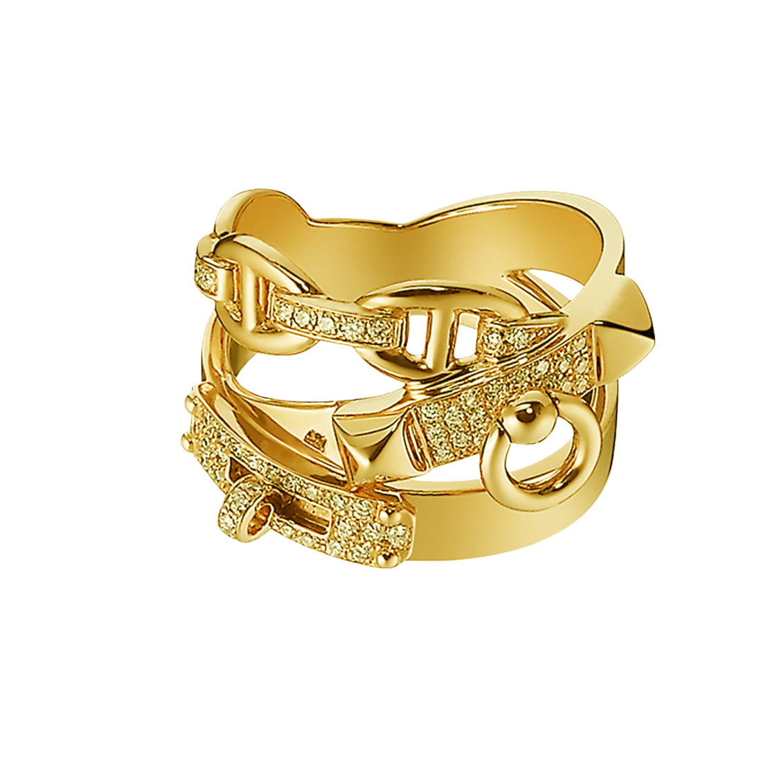 HMR012 Chaine d'ancre Chaos ring - ccjewelryacc