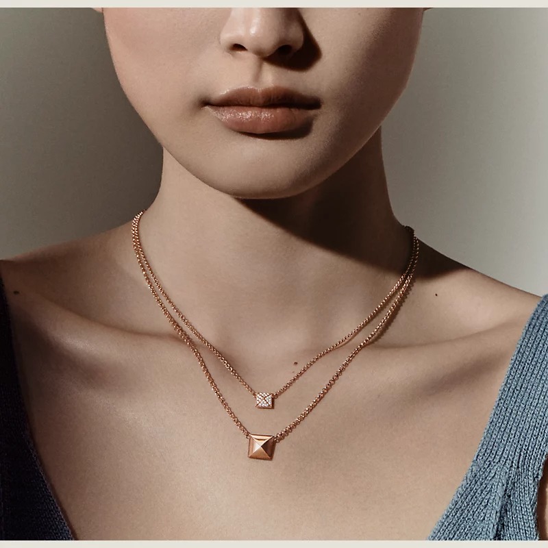 HMN017 Hermès Clou d'H Necklace - ccjewelryacc