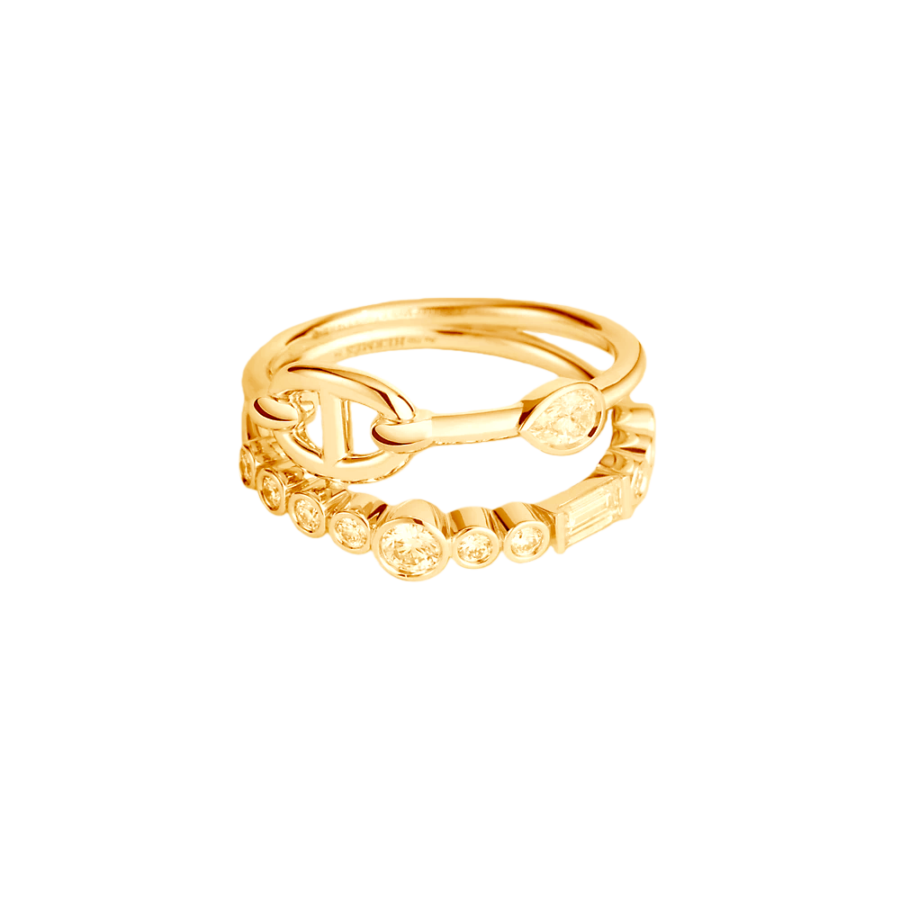 HMR020 Hermès Chaine d'Ancre Chaos Fancy Ring - ccjewelryacc