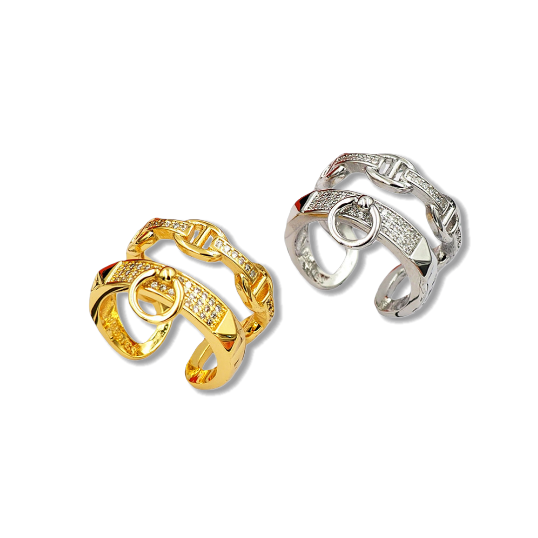 HMR019 Chaine d'ancre Chaos ring - ccjewelryacc