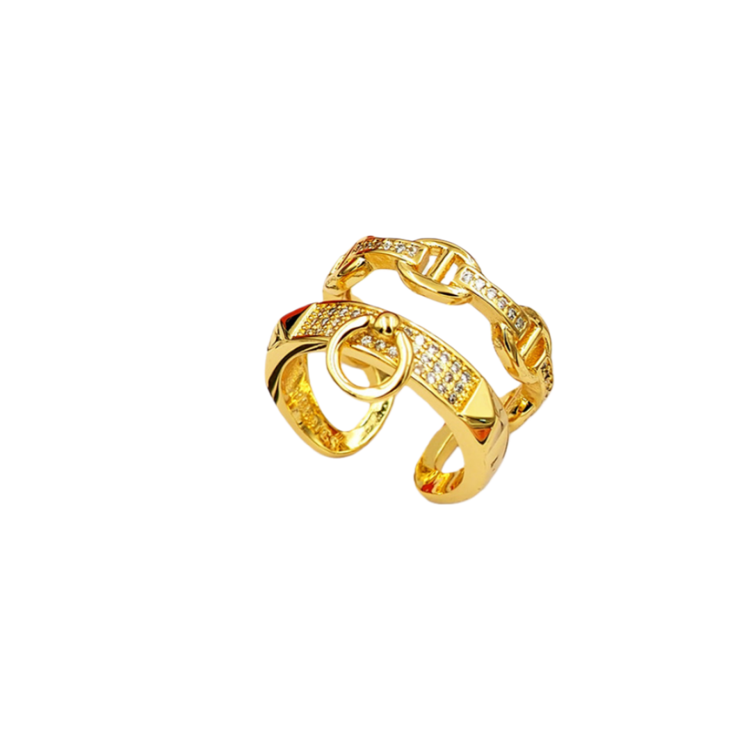 HMR019 Chaine d'ancre Chaos ring - ccjewelryacc