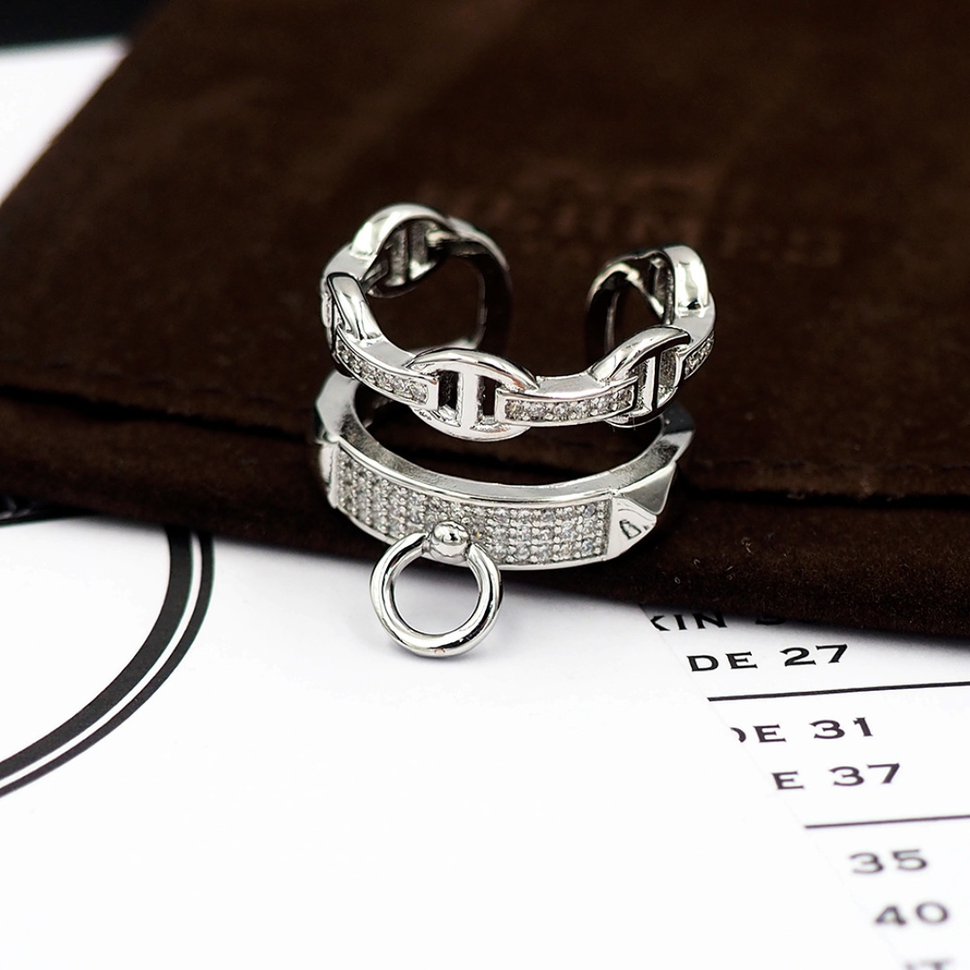 HMR019 Chaine d'ancre Chaos ring - ccjewelryacc