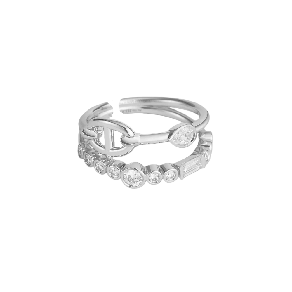 HMR020 Hermès Chaine d'Ancre Chaos Fancy Ring - ccjewelryacc