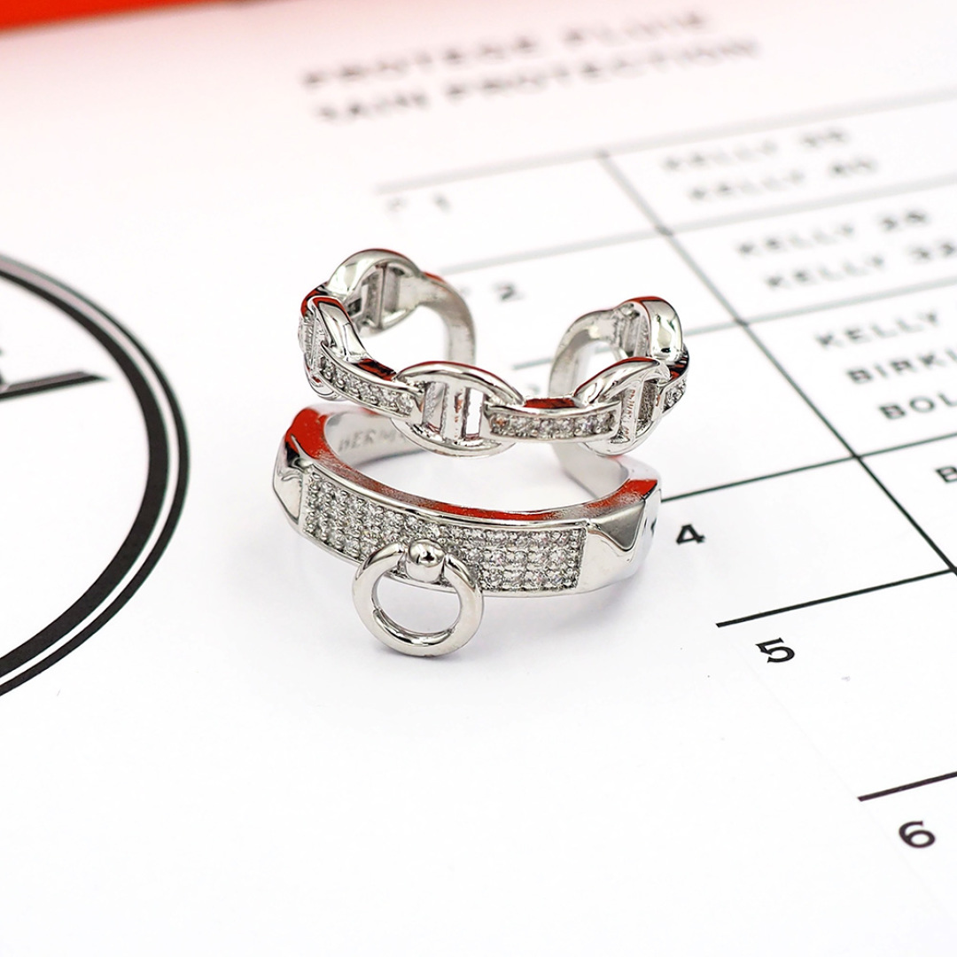 HMR019 Chaine d'ancre Chaos ring - ccjewelryacc