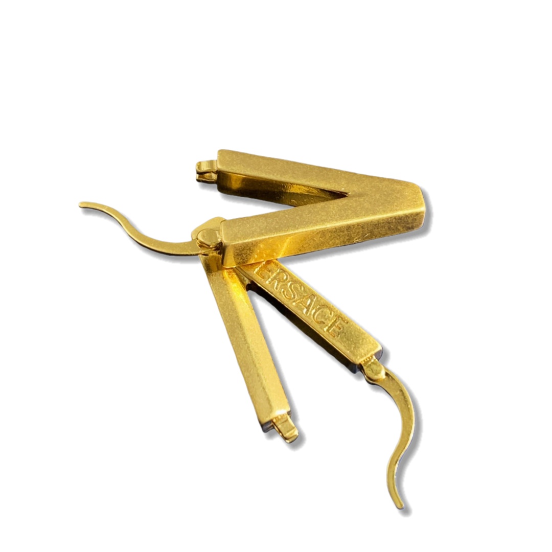 VSE066 Versace v Hoop earrings - ccjewelryacc