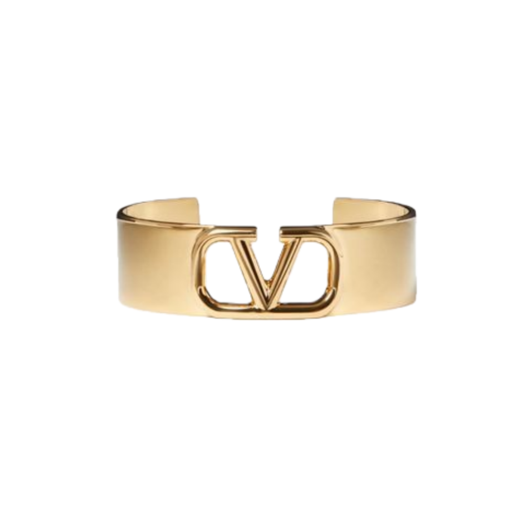 VTS002 Metal V logo bangle bracelet - ccjewelryacc