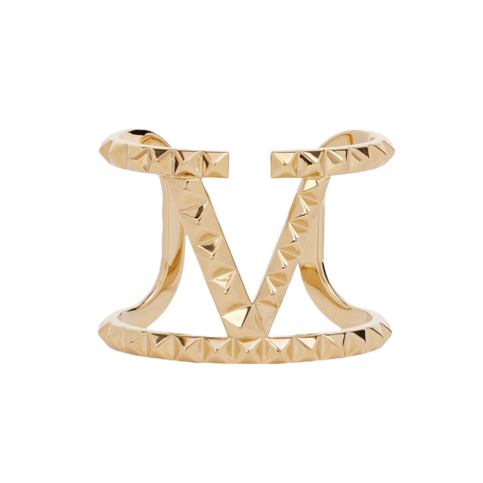 VTS039 VALENTINO GARAVANI Rockstud gold-tone cuff - ccjewelryacc