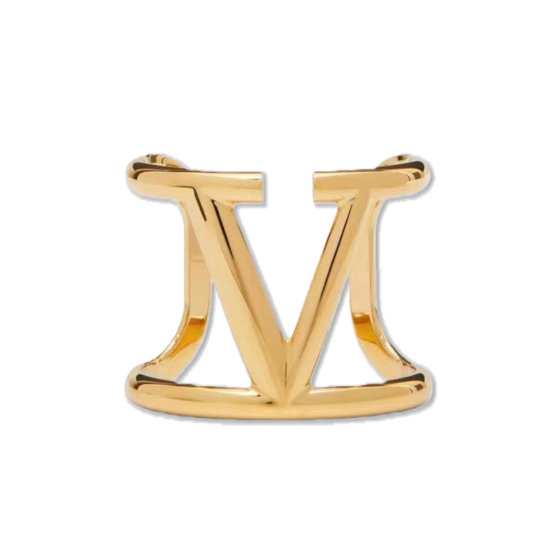 VTS018 Vlogo wide cuff bracelet - ccjewelryacc