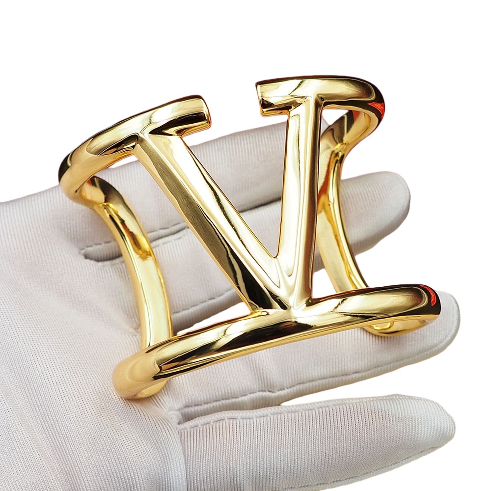 VTS018 Vlogo wide cuff bracelet - ccjewelryacc