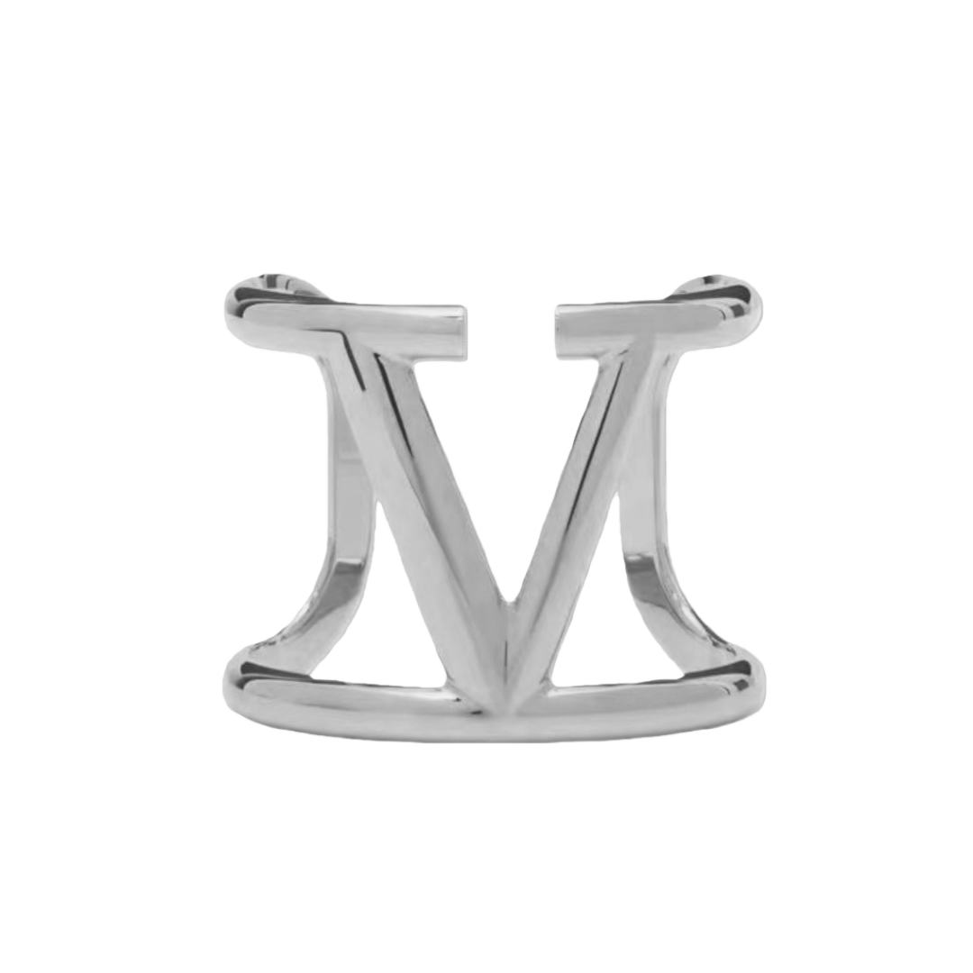 VTS018 Vlogo wide cuff bracelet - ccjewelryacc