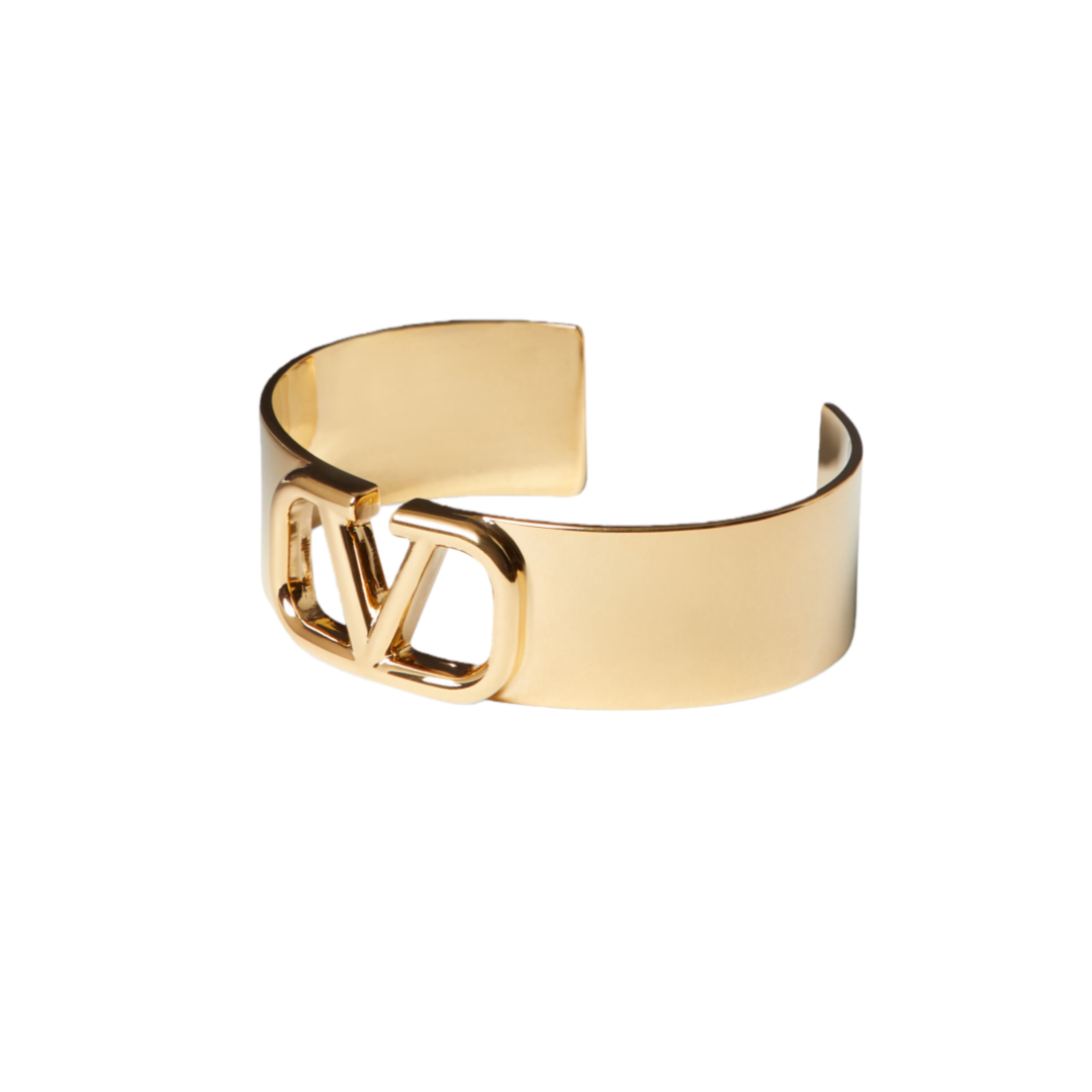 VTS002 Metal V logo bangle bracelet - ccjewelryacc
