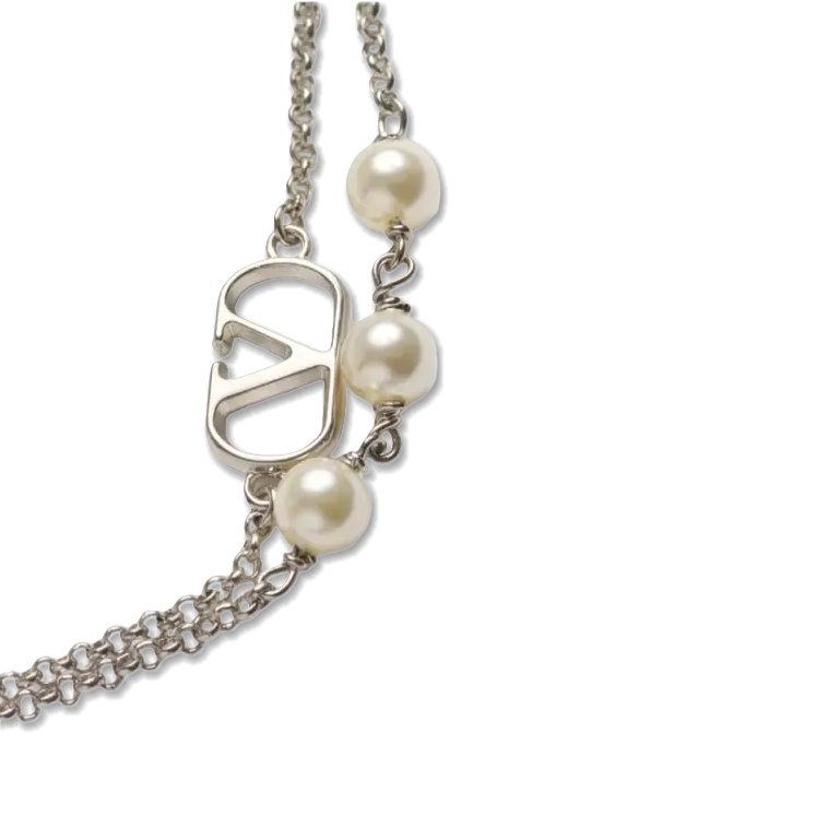 VTS038 Valentino Valentino VLogo Signature Embellished Bracelet - ccjewelryacc