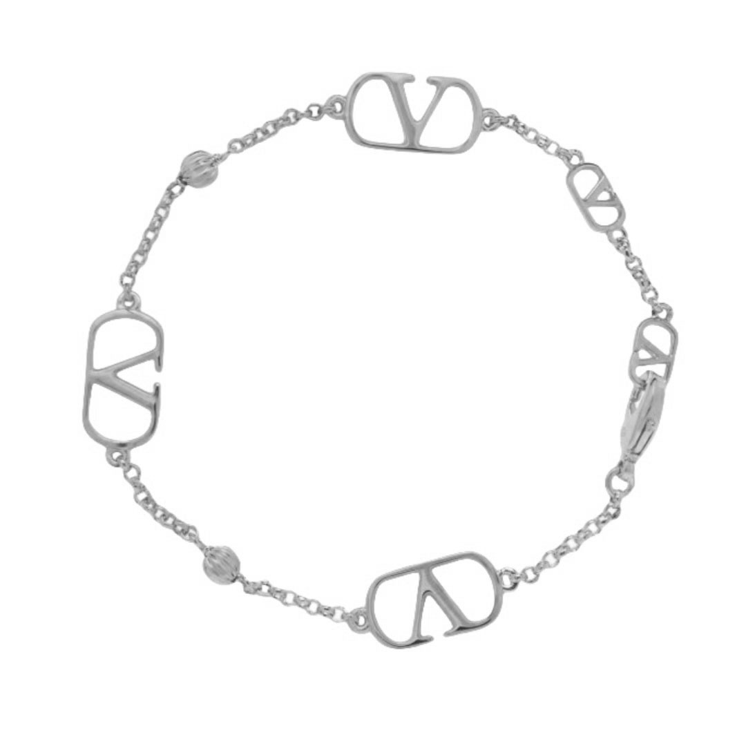 VTS031 Valentino Garavani logo bracelet - ccjewelryacc