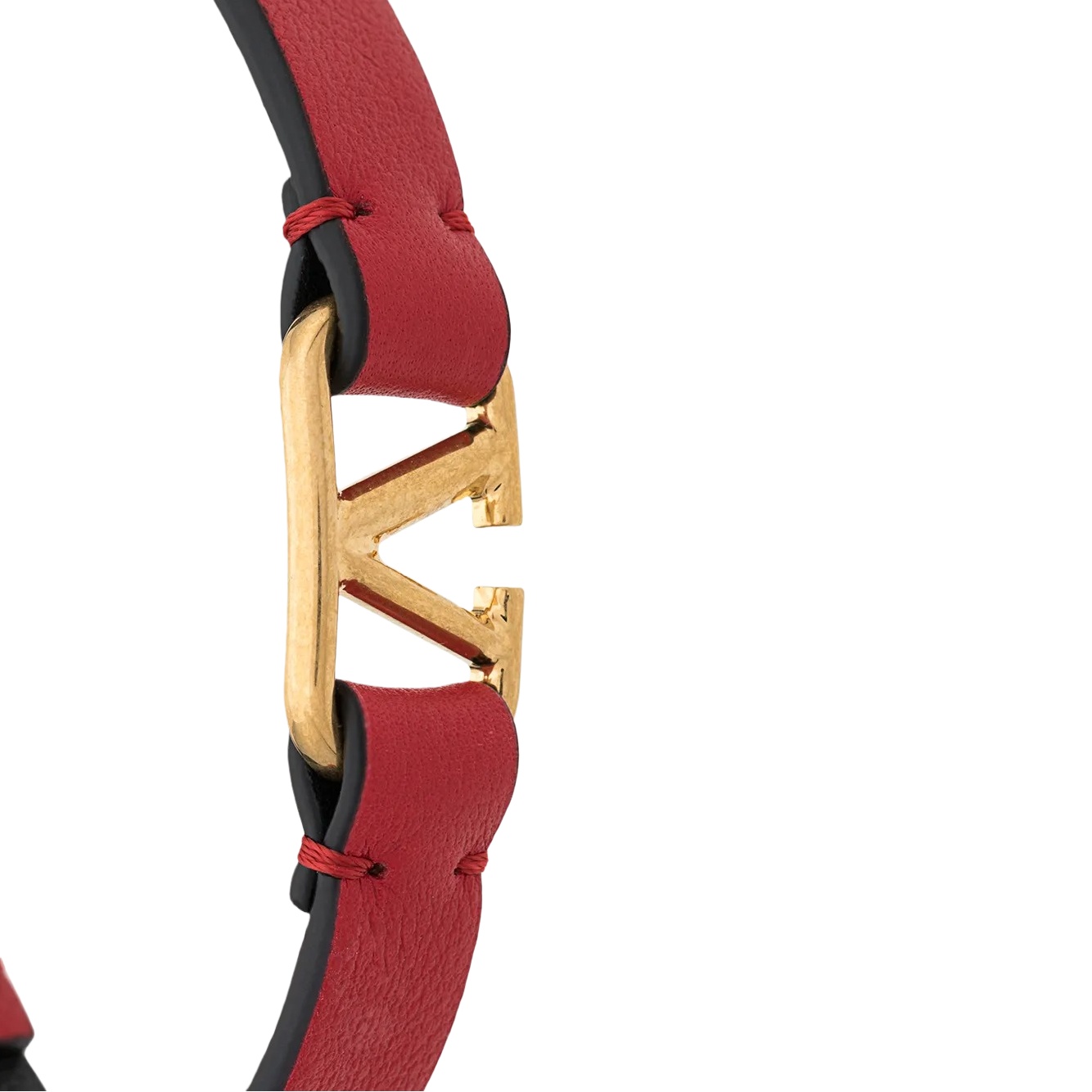 VTS027 Vlogo signature leather bracelet - ccjewelryacc