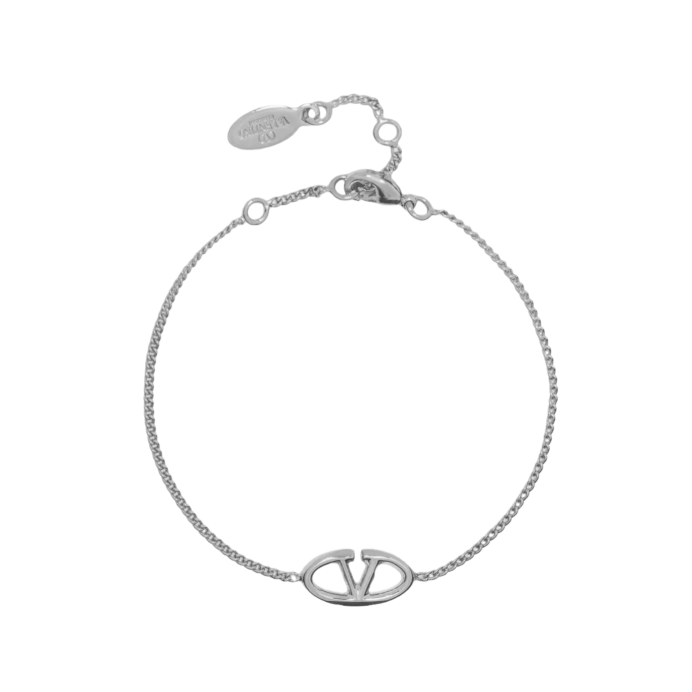 VTS020  Valentino Garavani VLOGO Moon Signature Bracelet in Metal - ccjewelryacc