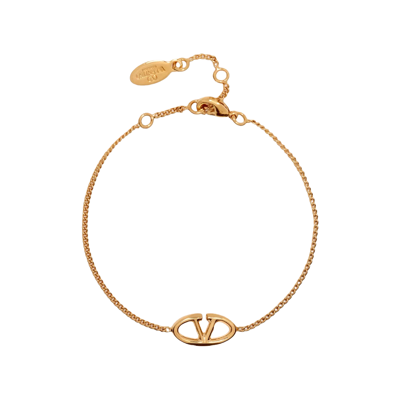 VTS020  Valentino Garavani VLOGO Moon Signature Bracelet in Metal - ccjewelryacc