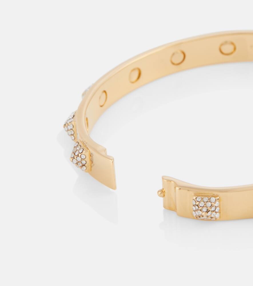 VTS046 Valentino Rockstud bangle with crystals - ccjewelryacc
