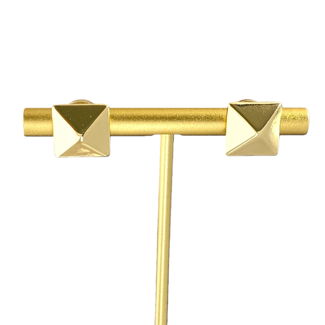 VTS029 V logo rockstud bangle bracelet - ccjewelryacc