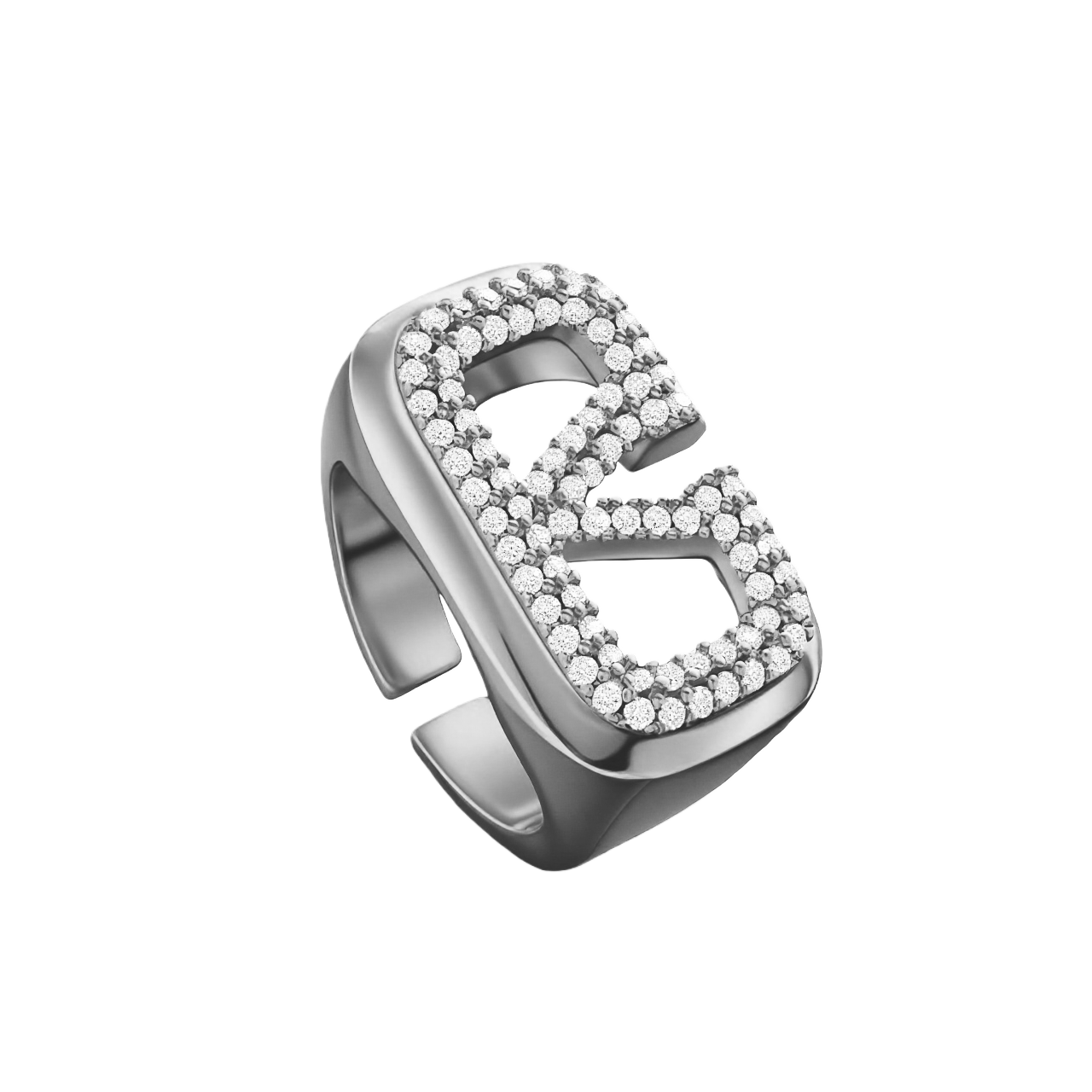 VTR006 Vlogo designer Ring adjustable - ccjewelryacc