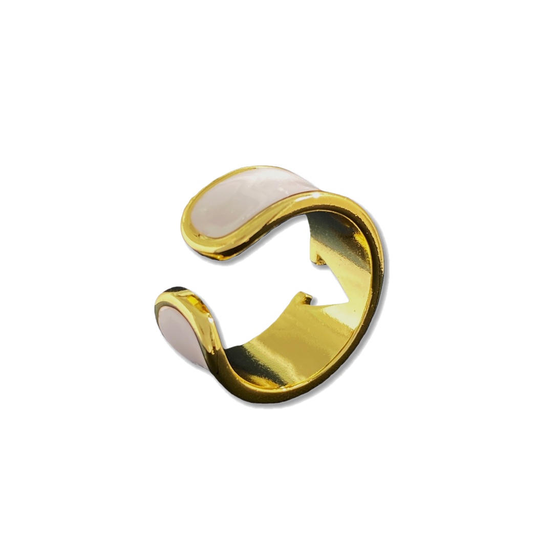 VTR011 V Logo Ring adjustable - ccjewelryacc