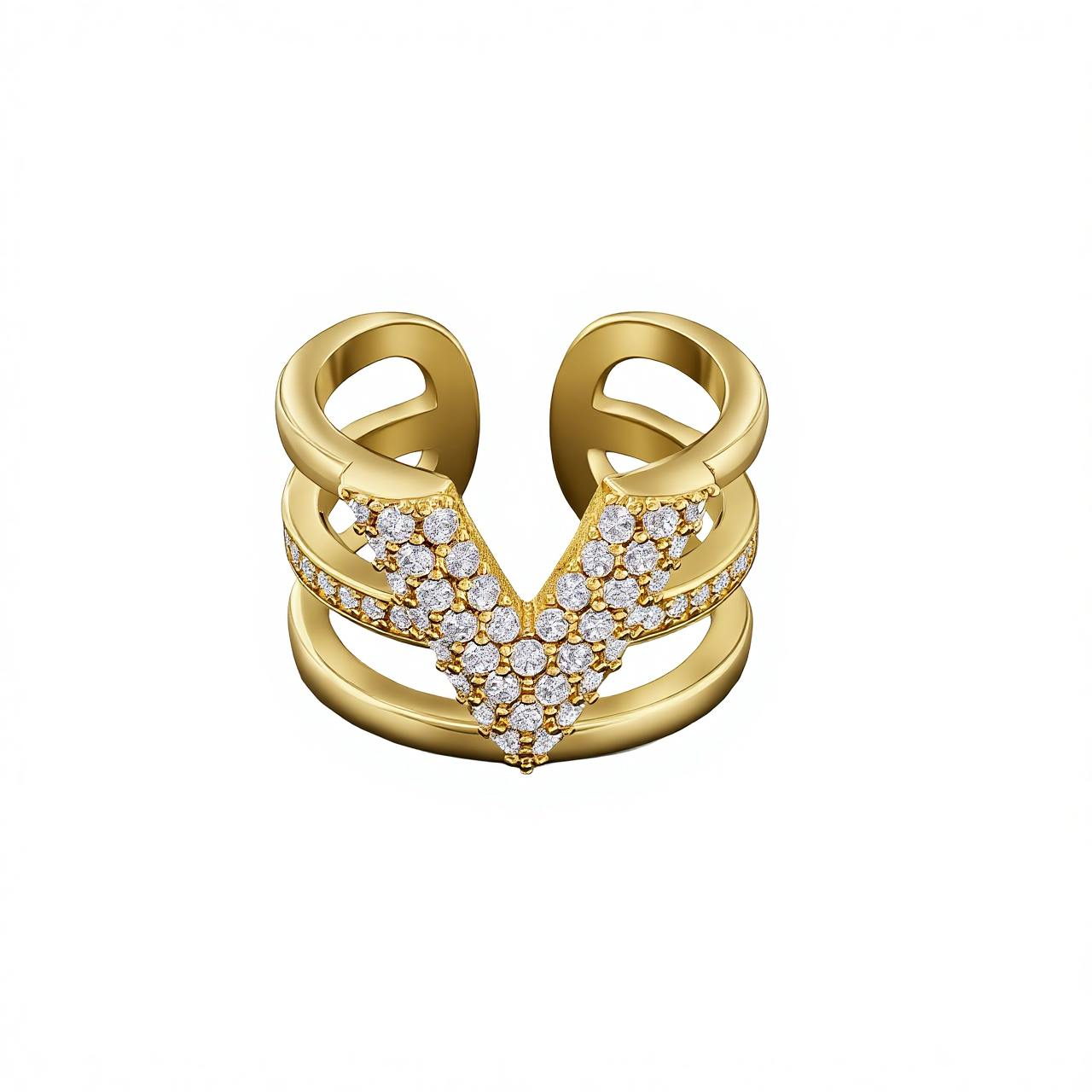 VTR020 VALENTINO GARAVANI VLOGO Ring - ccjewelryacc