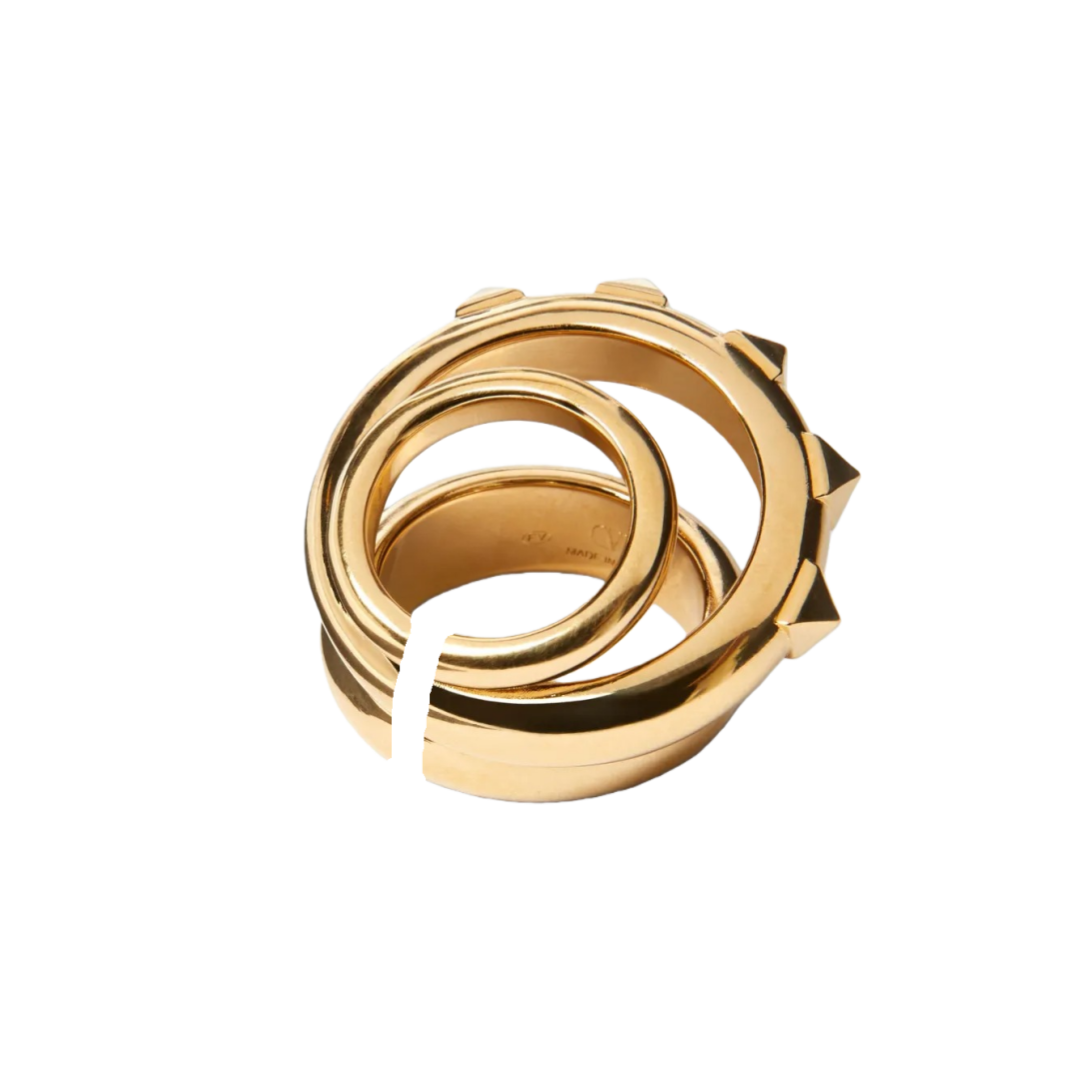 VTR029 Valentino Garavani rockstud multi-band ring - ccjewelryacc