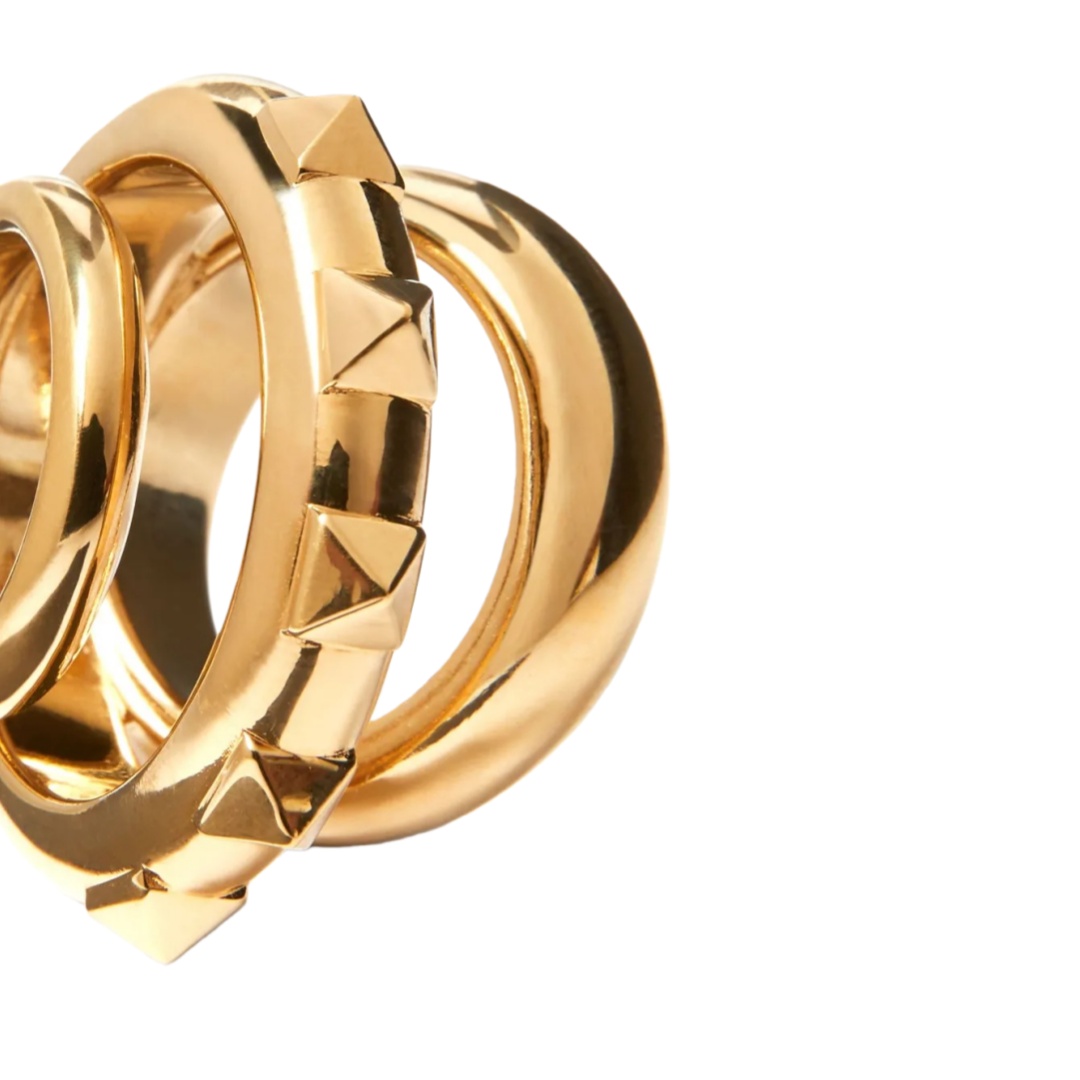 VTR029 Valentino Garavani rockstud multi-band ring - ccjewelryacc