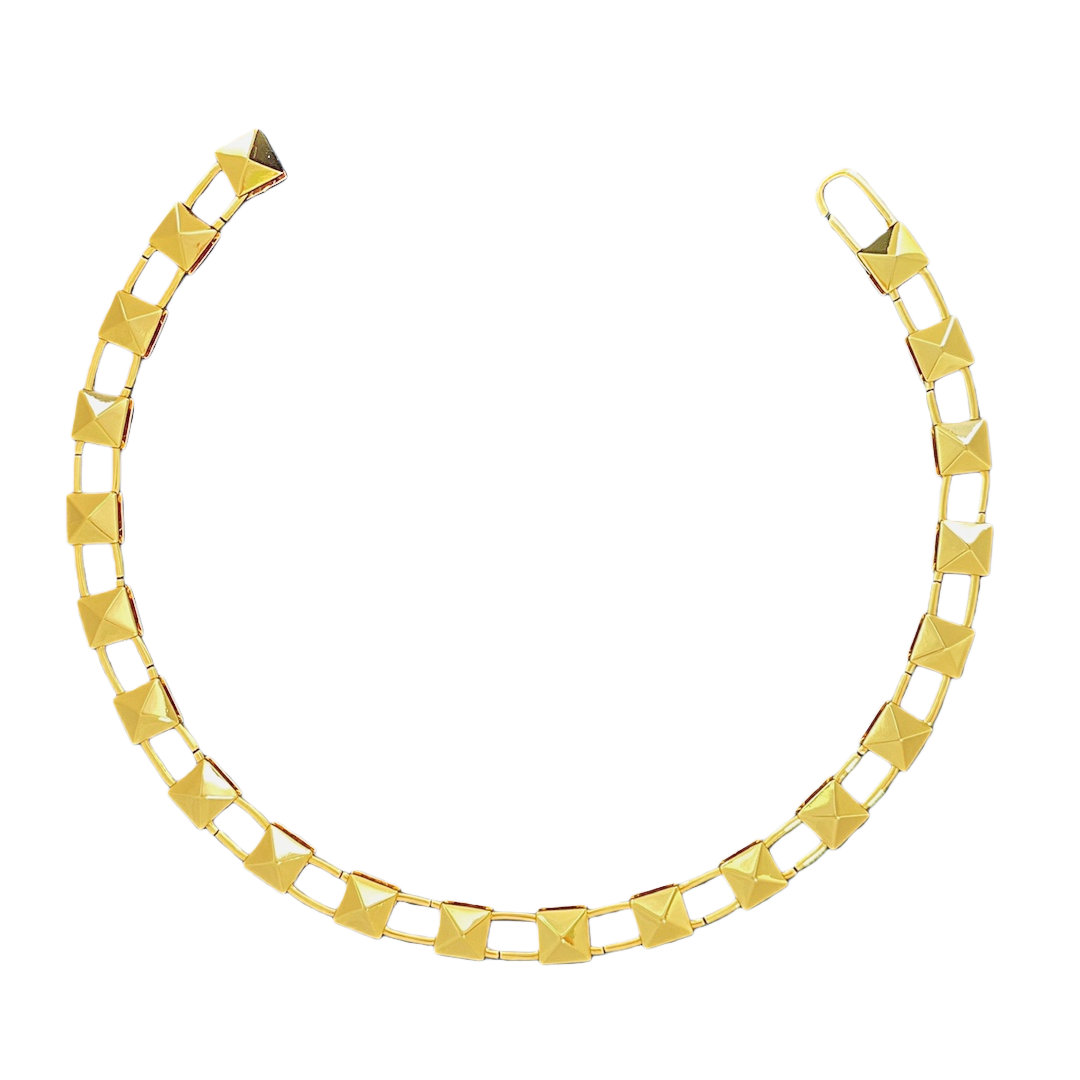 VTN019 Valentino Garavani rockstud choker necklace - ccjewelryacc