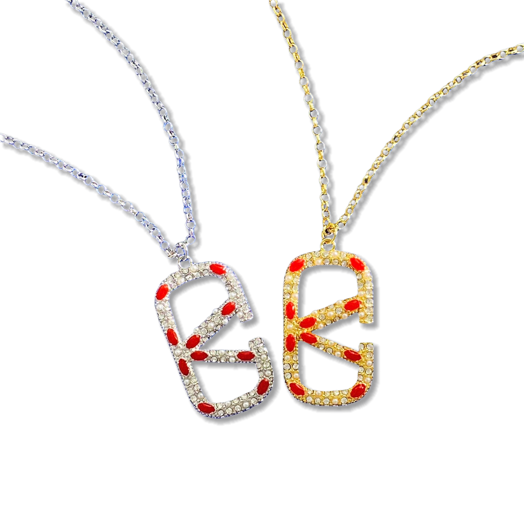 VTN039 Valentino Garavani VLogo Signature Pendant Necklace - ccjewelryacc