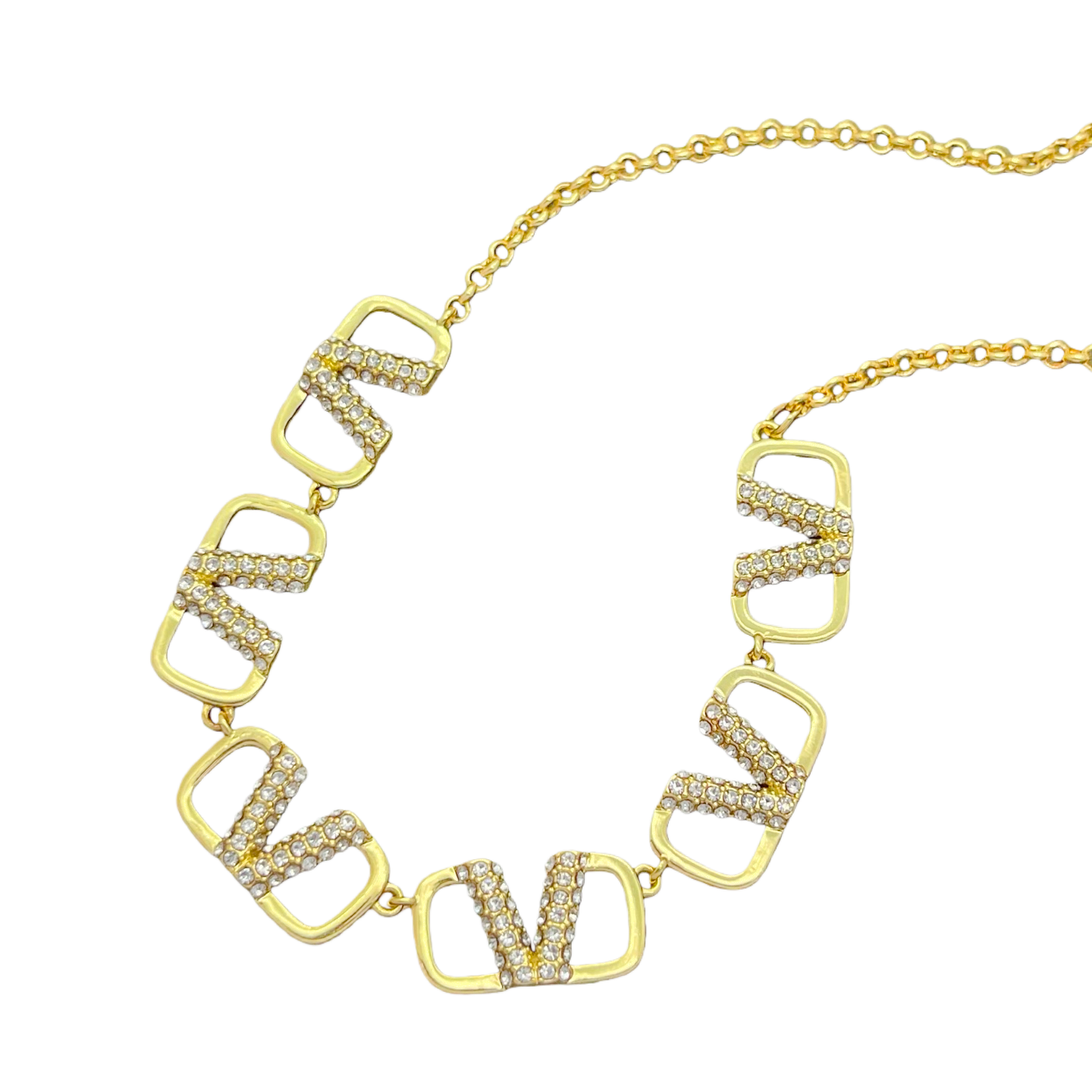 VTN064 Valentino Garavani VLOGO SIGNATURE Choker necklace - ccjewelryacc