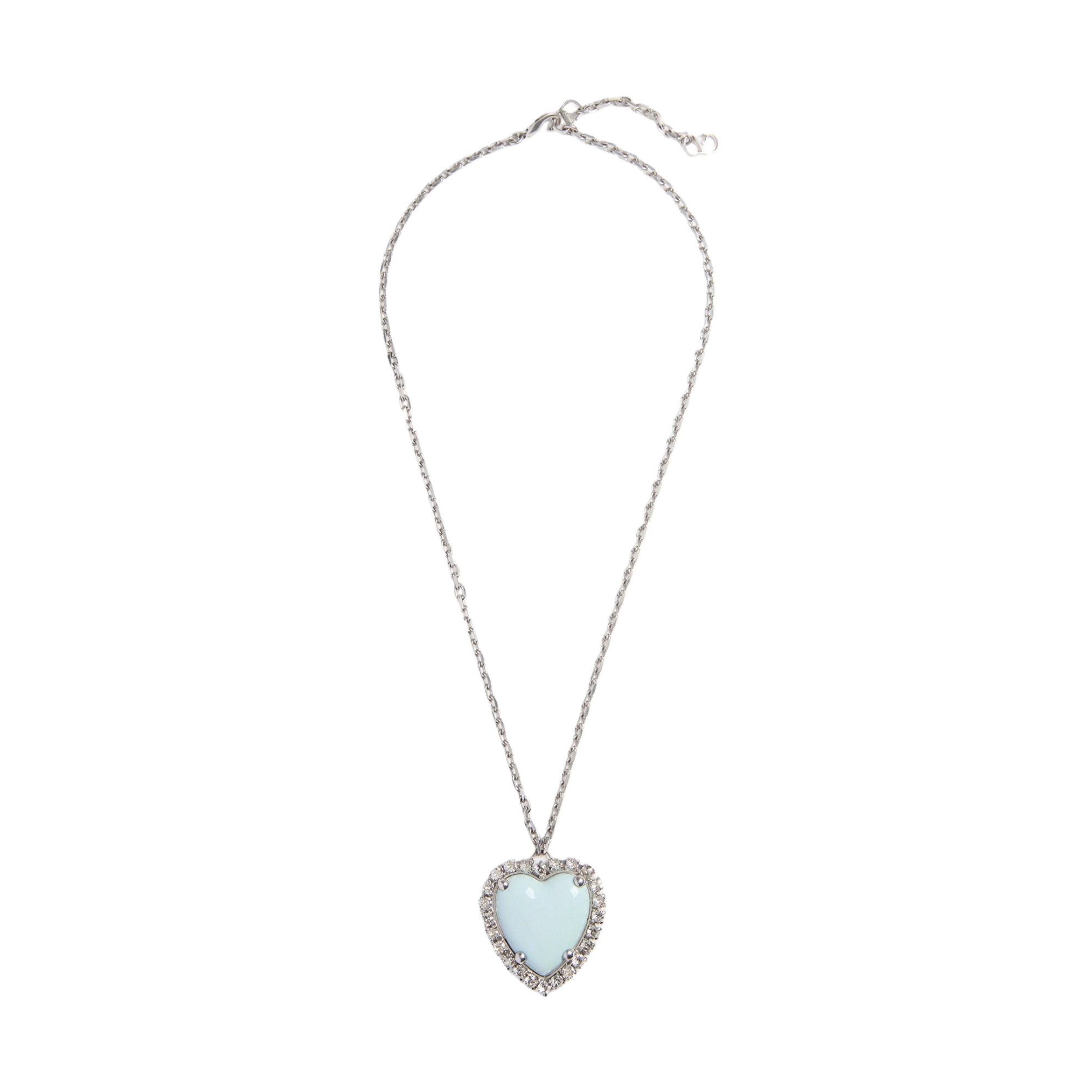 VTN058 Valentino Garavani COEUR HYPERBOLE Metal,resin,crystal necklace - ccjewelryacc