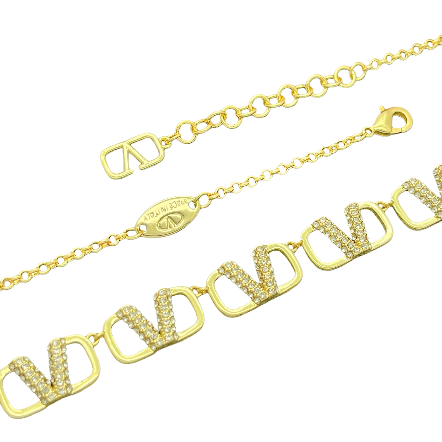 VTN064 Valentino Garavani VLOGO SIGNATURE Choker necklace - ccjewelryacc