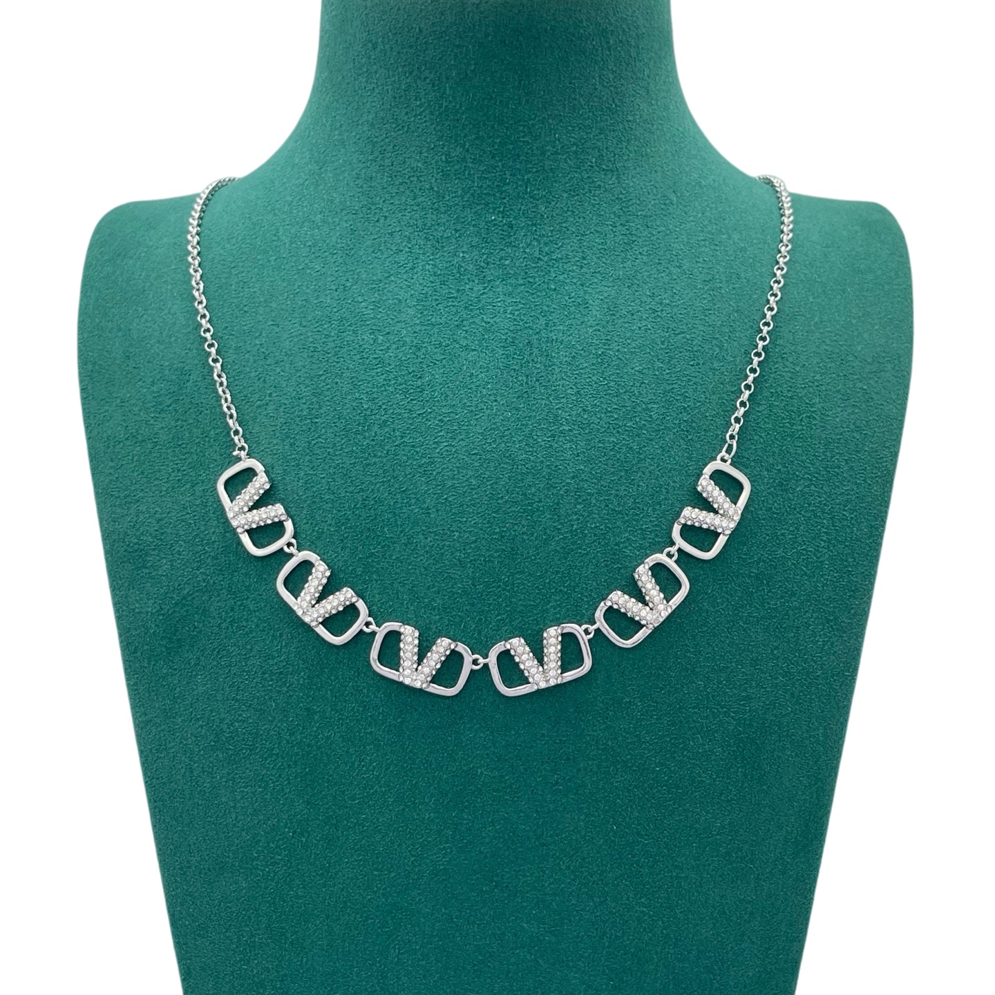 VTN064 Valentino Garavani VLOGO SIGNATURE Choker necklace - ccjewelryacc