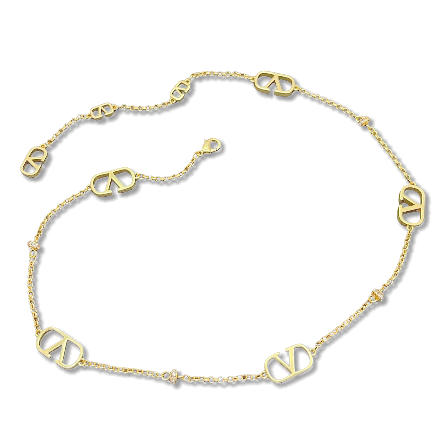 VTN062 Valentino Garavani VLOGO SIGNATURE Choker necklace - ccjewelryacc