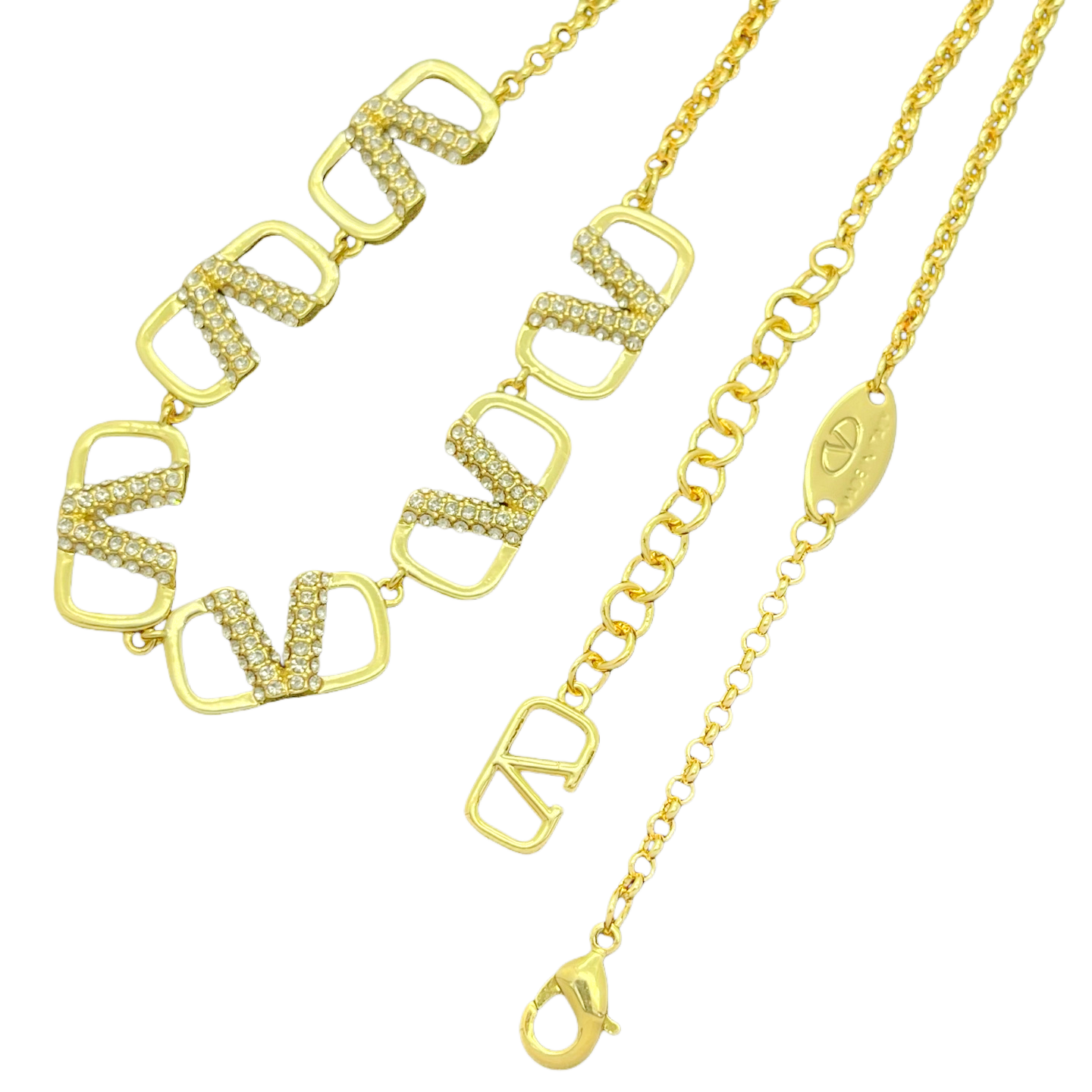 VTN064 Valentino Garavani VLOGO SIGNATURE Choker necklace - ccjewelryacc