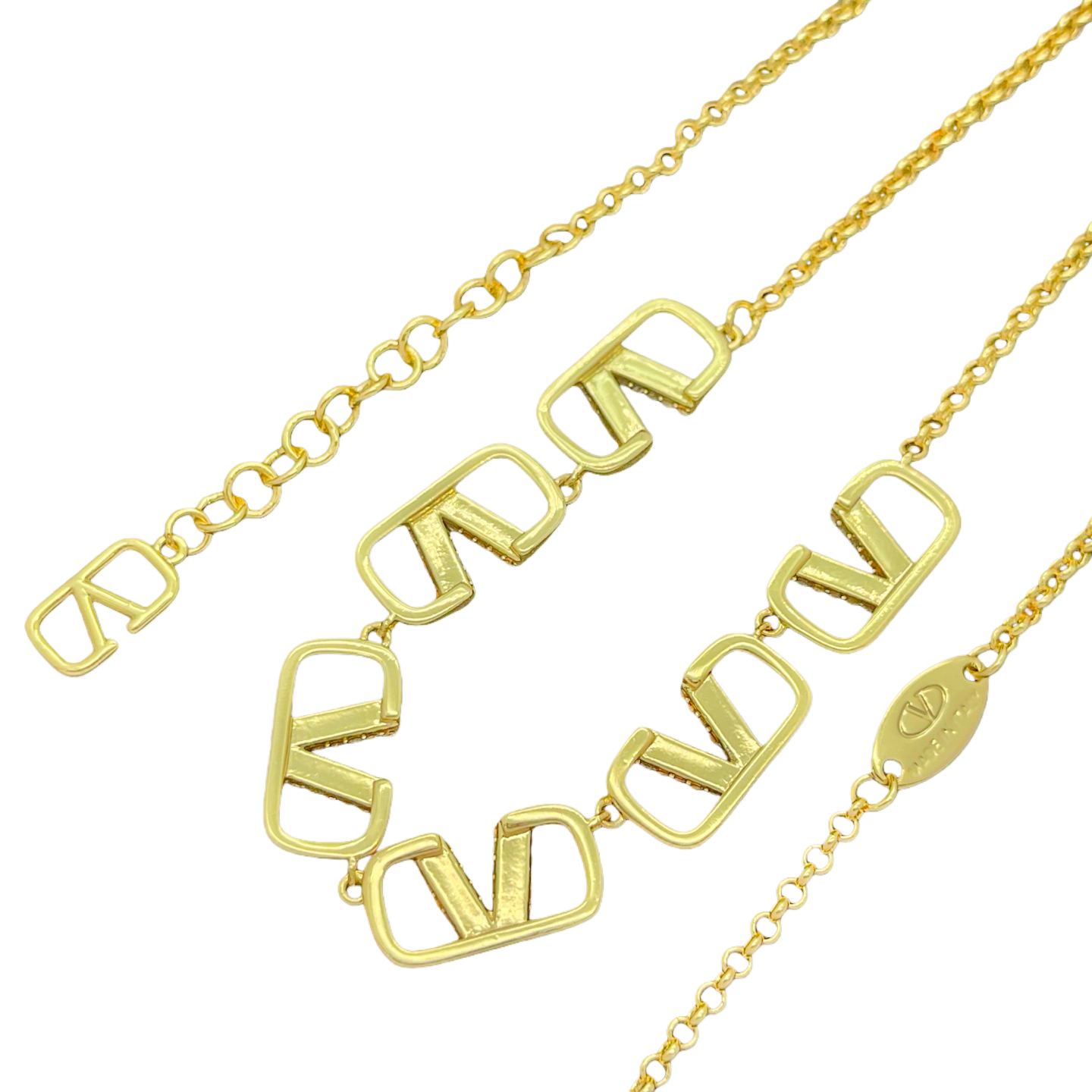 VTN064 Valentino Garavani VLOGO SIGNATURE Choker necklace - ccjewelryacc