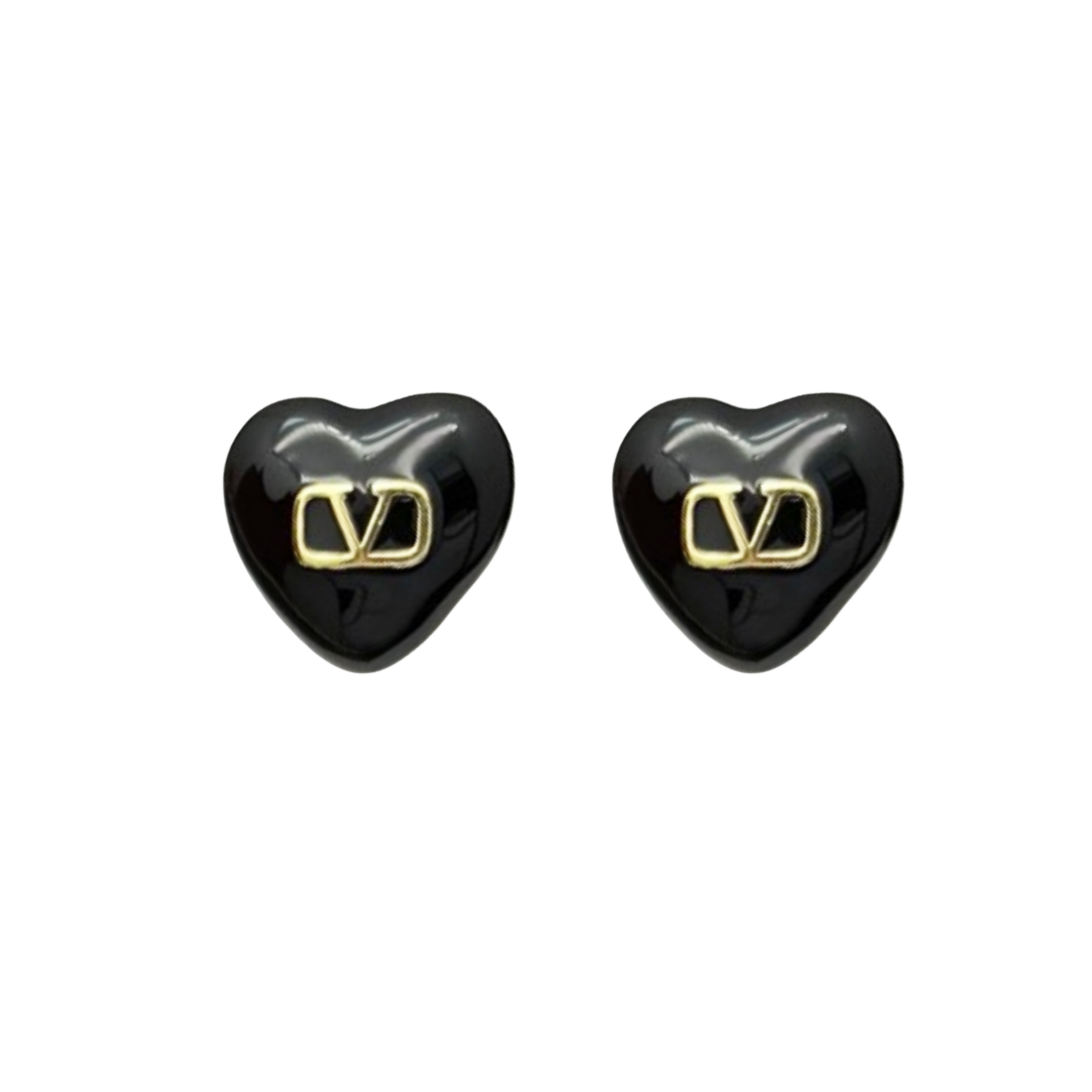VTN066 Valentino Garavani COEUR ROYAL Metal enamel crystal - ccjewelryacc